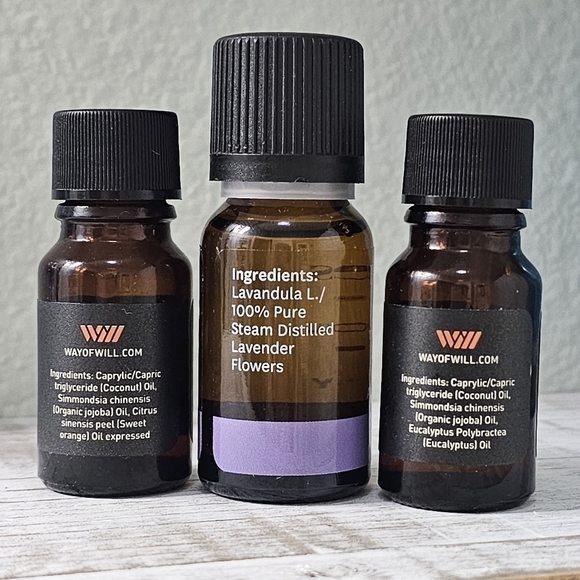 ESSENTIAL OILS FOR DIFFUSER - LOT OF 3 - Picture 2 of 5